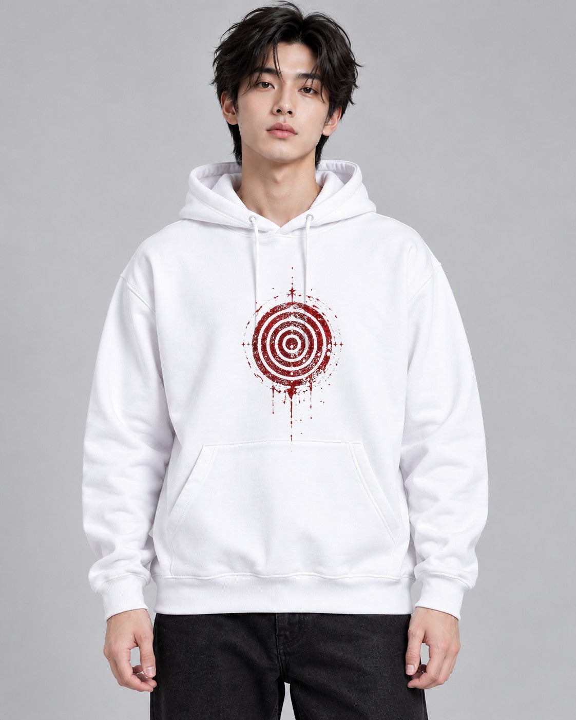 Bleeding Bullseye - White
