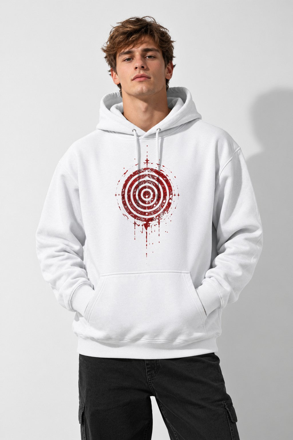 Bleeding Bullseye - White