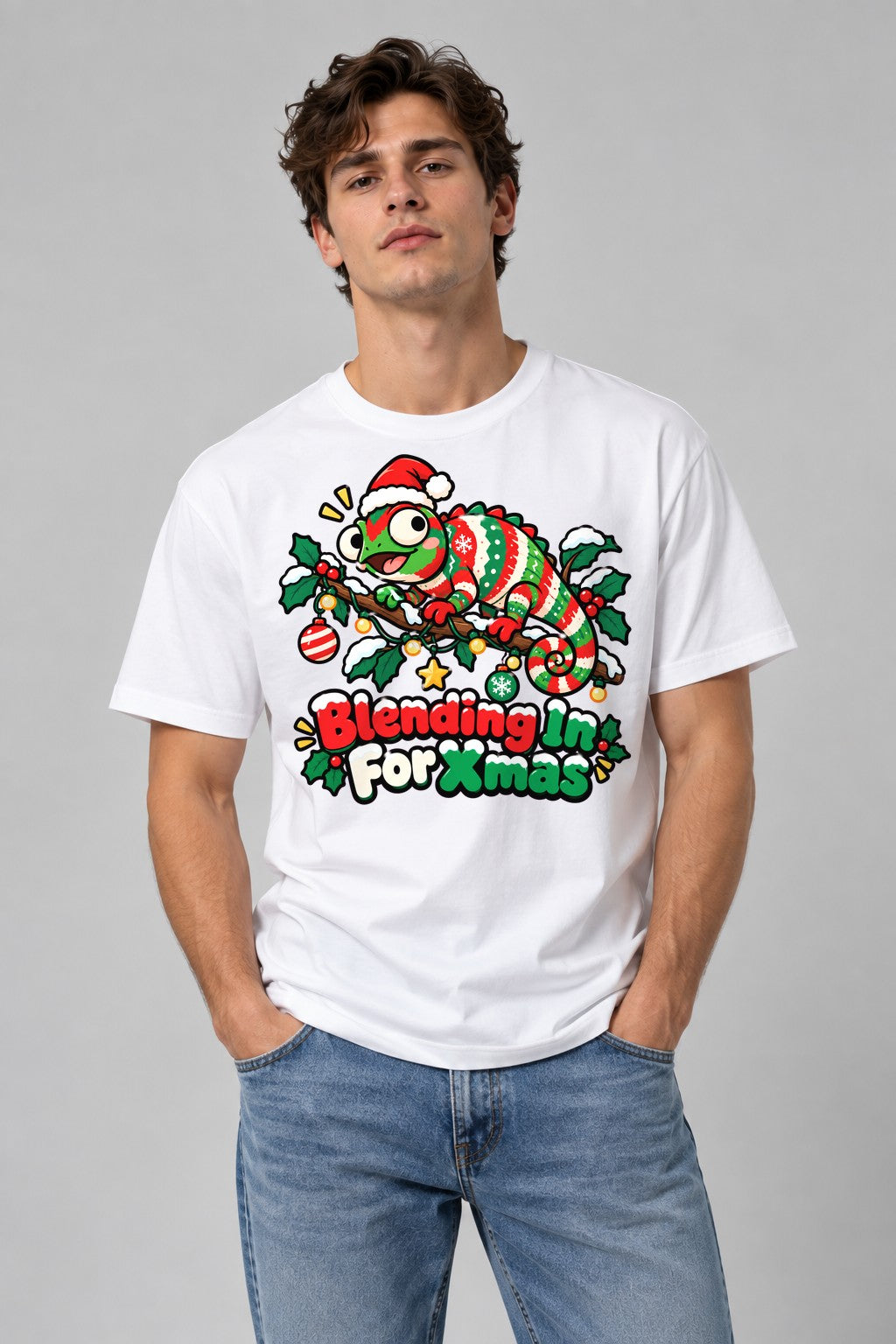 Blending In For Xmas - White