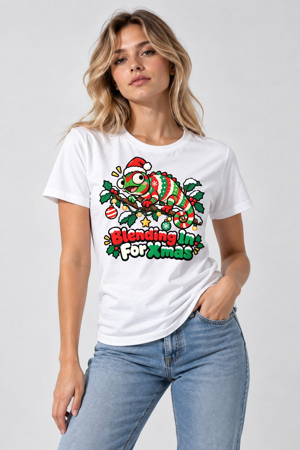 Blending In For Xmas - White