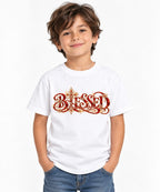 Blessed Ornate Typography - White
