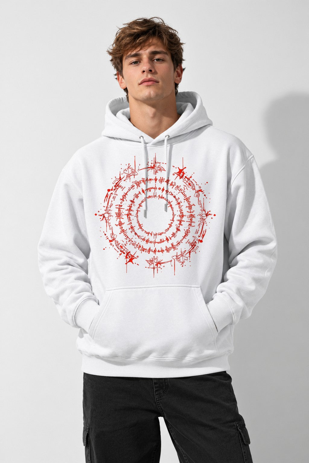 Blood Ritual Circle - White