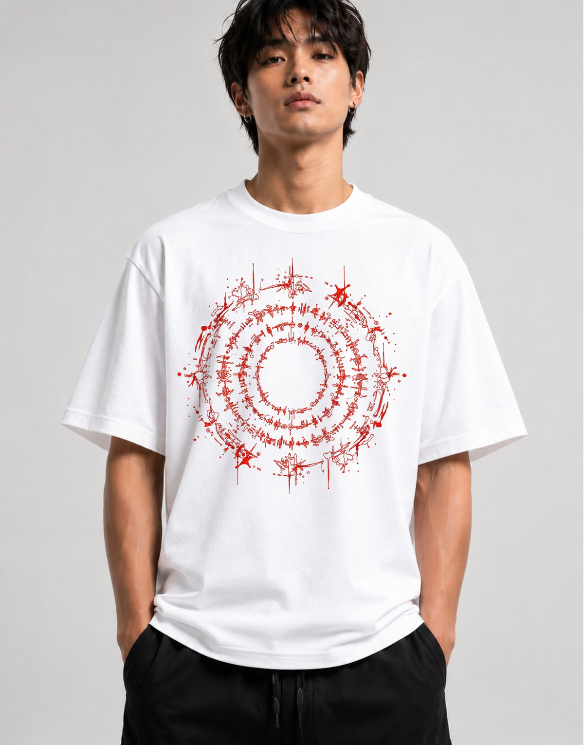 Blood Ritual Circle - White