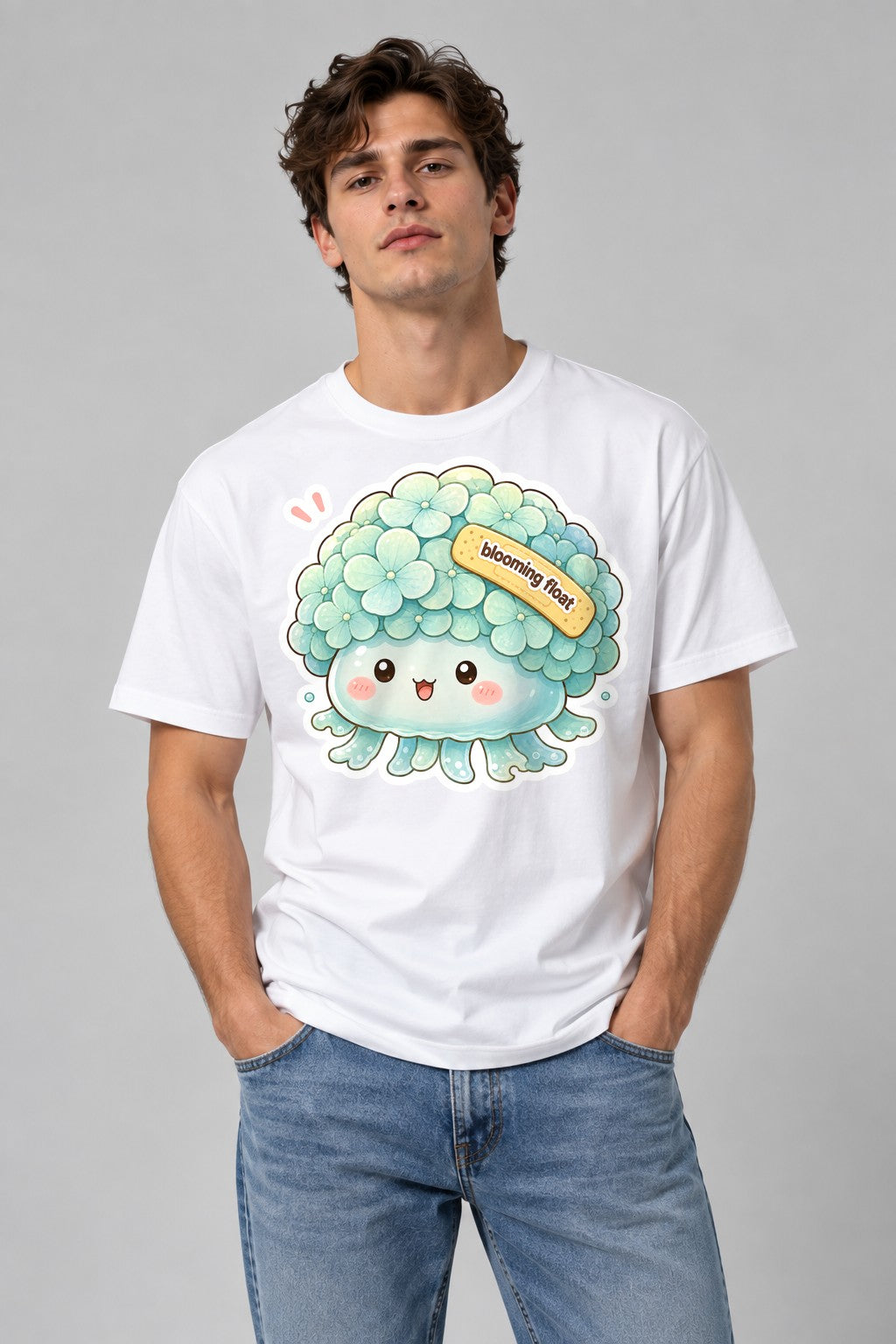 Blooming Float Jellyfish - White