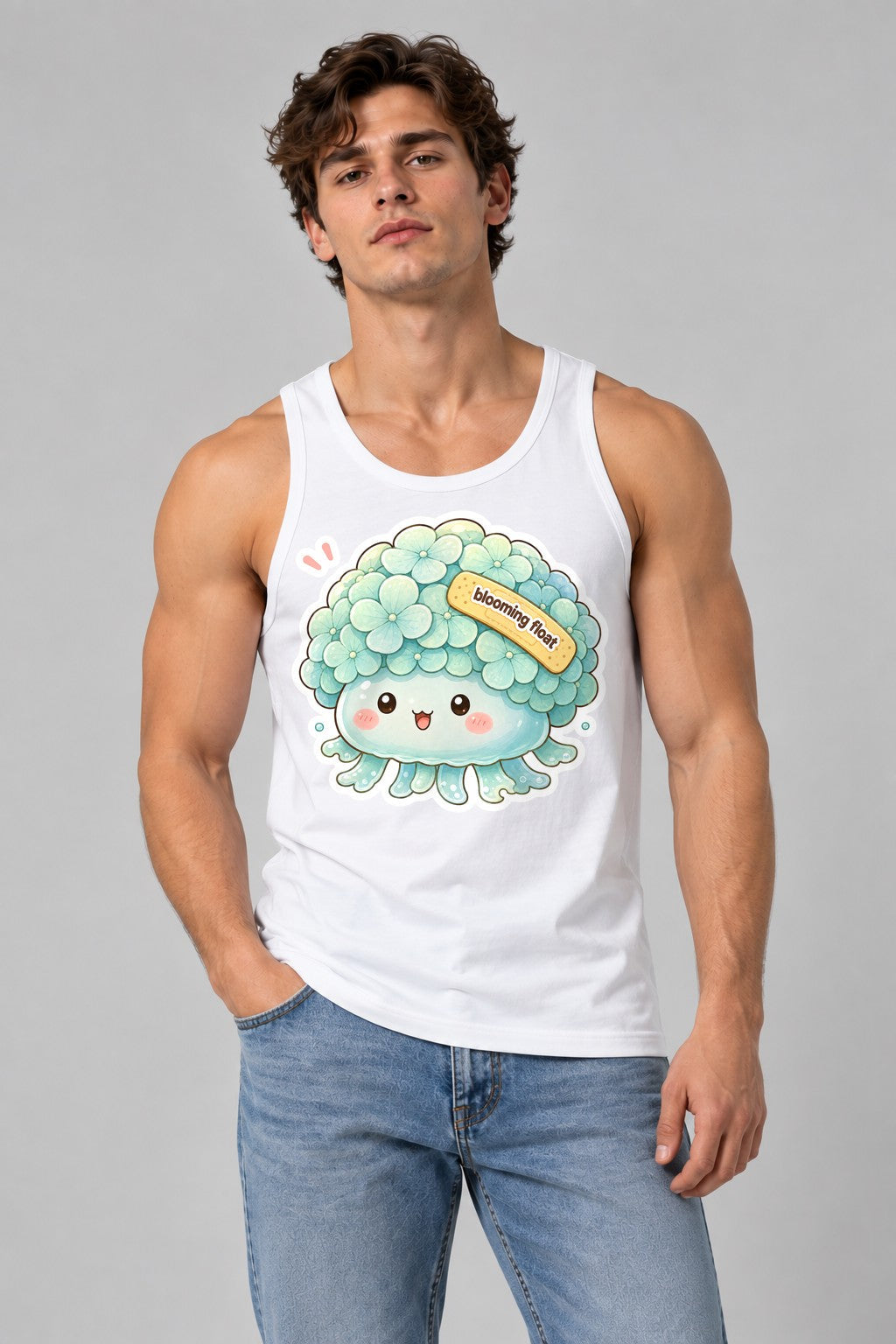 Blooming Float Jellyfish - White
