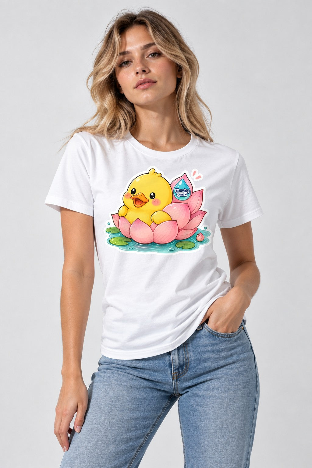 Blooming Quack - White