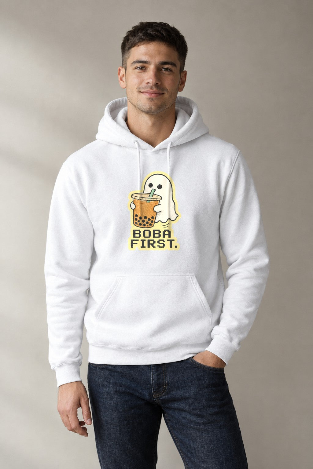 Boba First Ghost - White