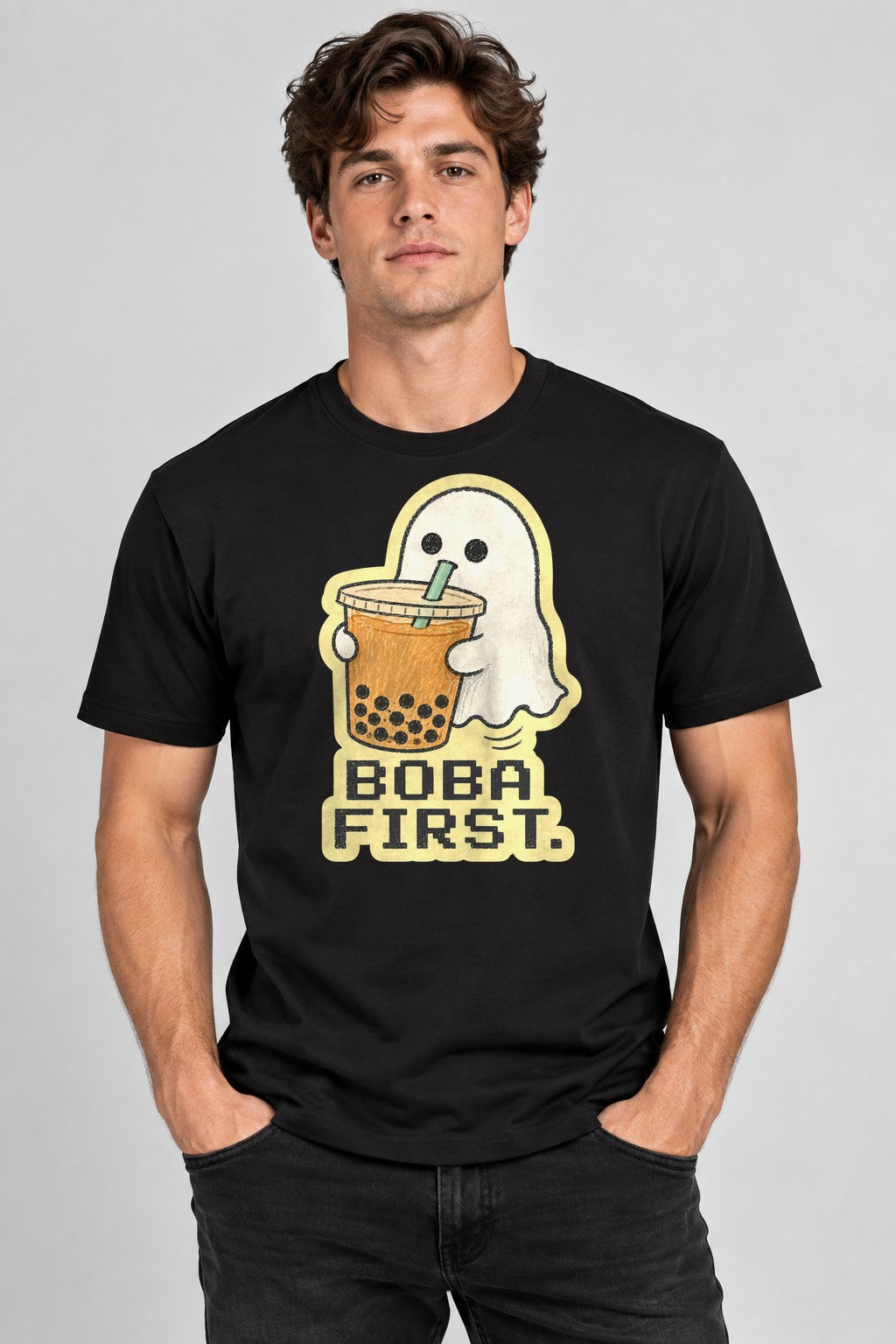 Boba First Ghost - Black