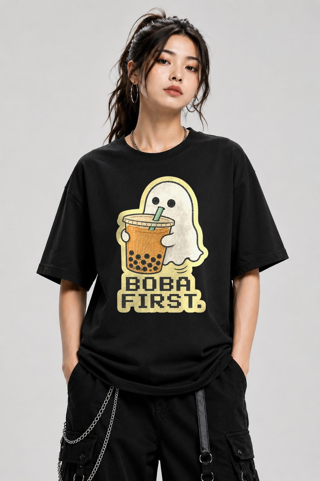 Boba First Ghost - Black