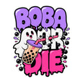Boba or Die Shirt - Kawaii Bubble Tea Ghost Graphic Tee