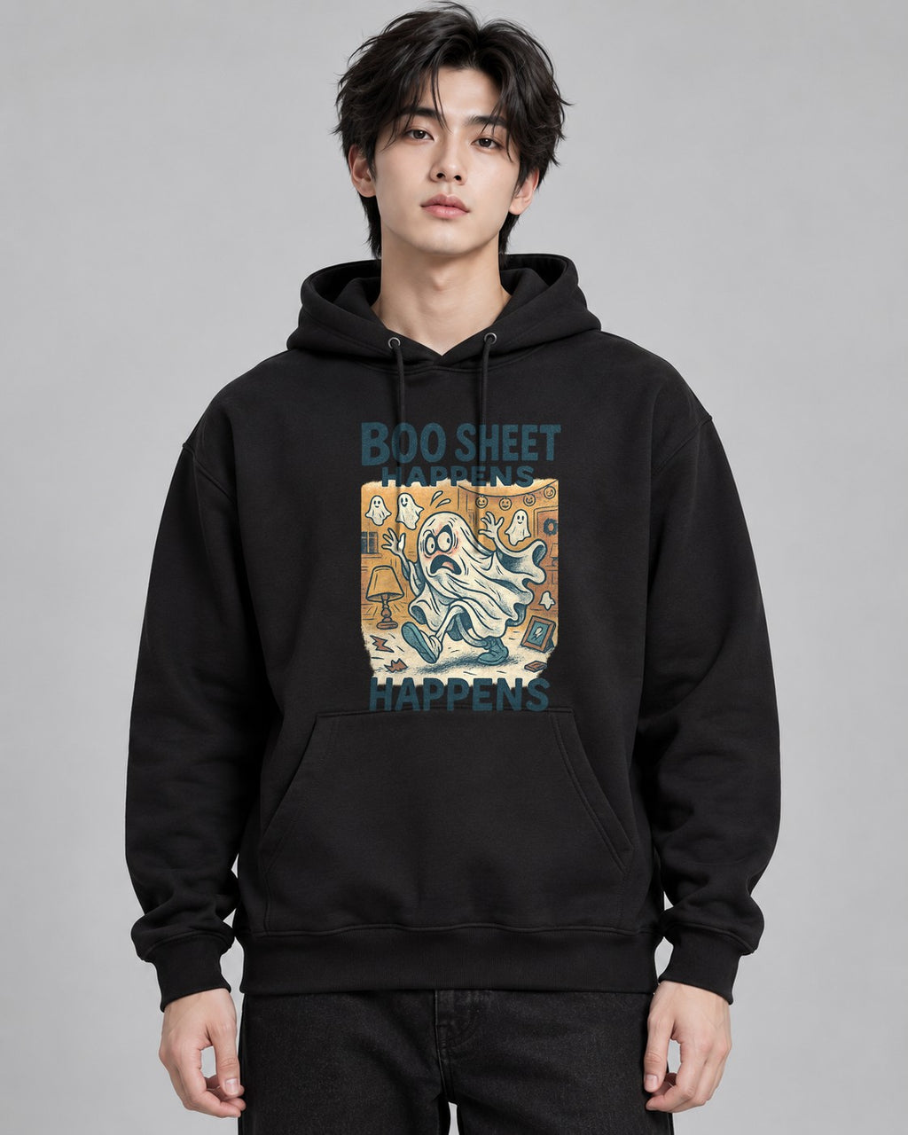 Boo Sheet Happens - Black