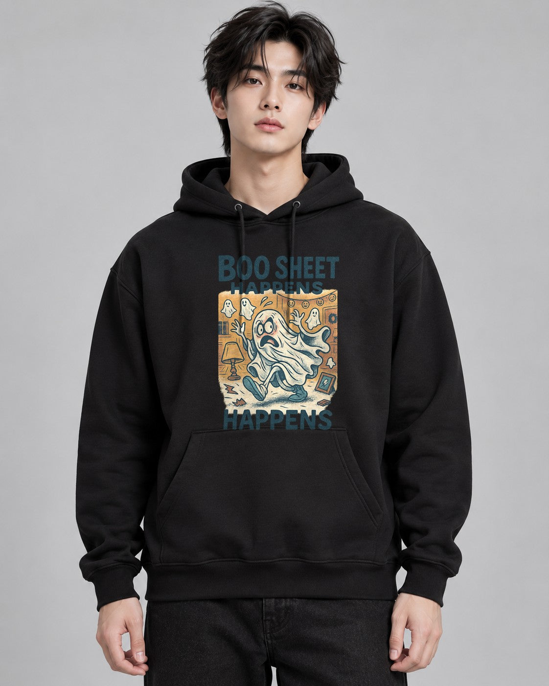 Boo Sheet Happens - Black