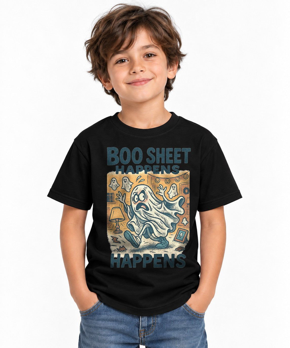 Boo Sheet Happens - Black