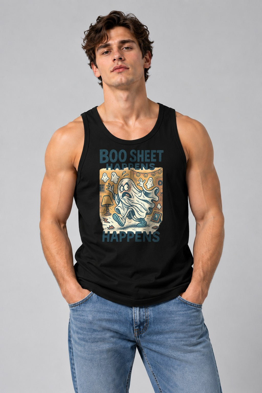 Boo Sheet Happens - Black