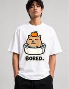 Bored Capybara Bath - White