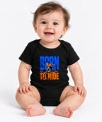 Born To Ride Skeleton Skater Shirt - Street Style Graphic Tee - Black