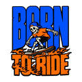 Born To Ride Skeleton Skater Shirt - Street Style Graphic Tee