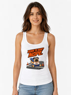 Born to Run Nope Pug Shirt - Funny Lazy Dog Meme Tee - White