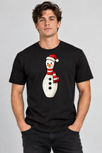 Bowling Pin Snowman - Black