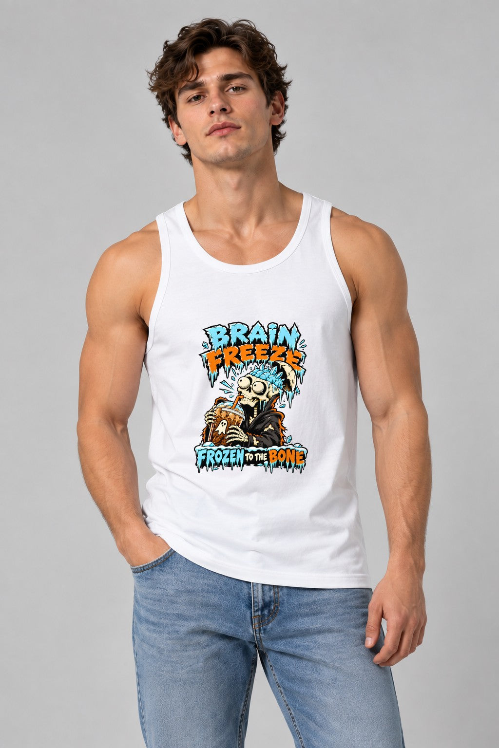 Brain Freeze Skeleton - White