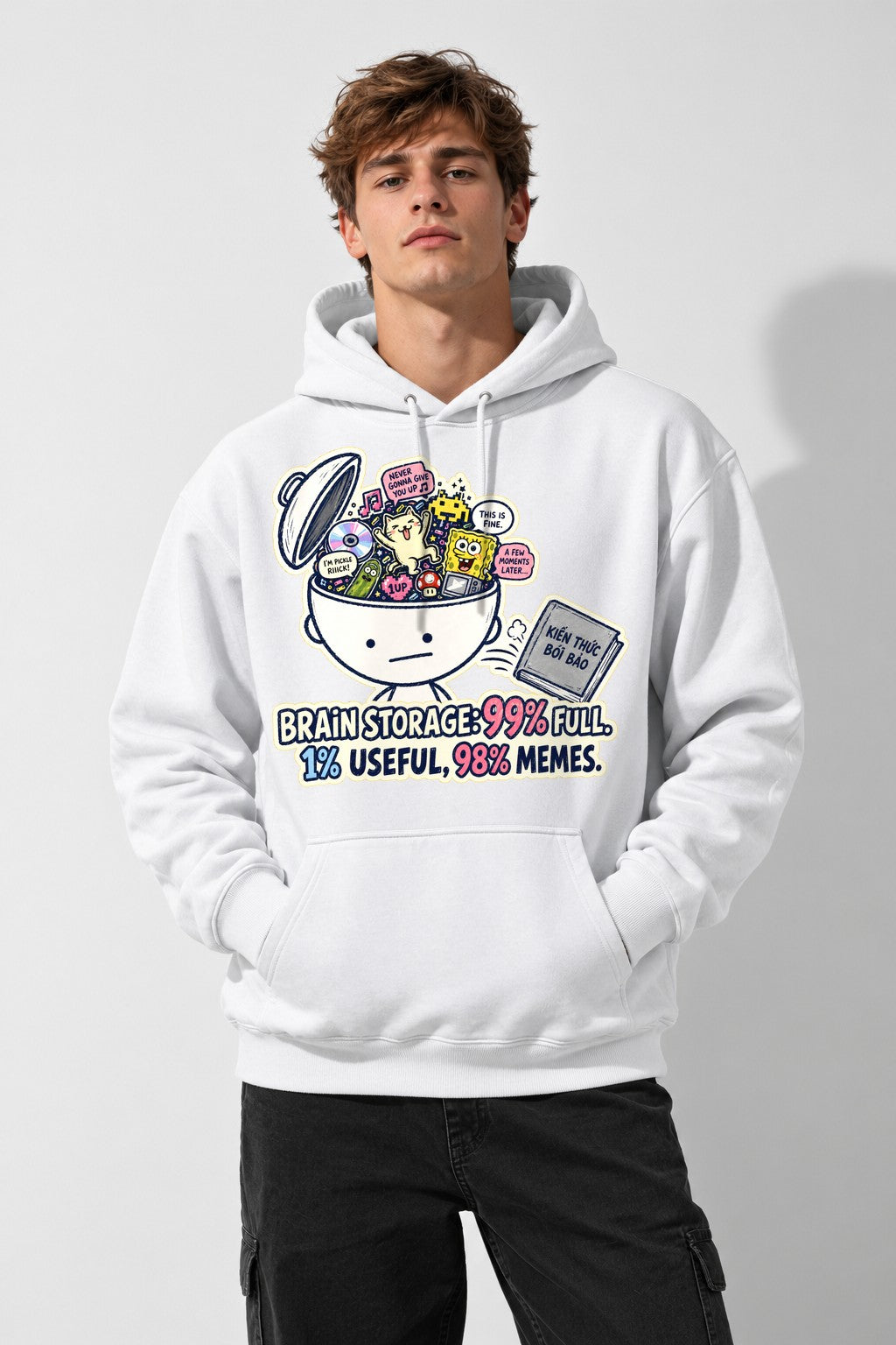Brain Storage Full - White