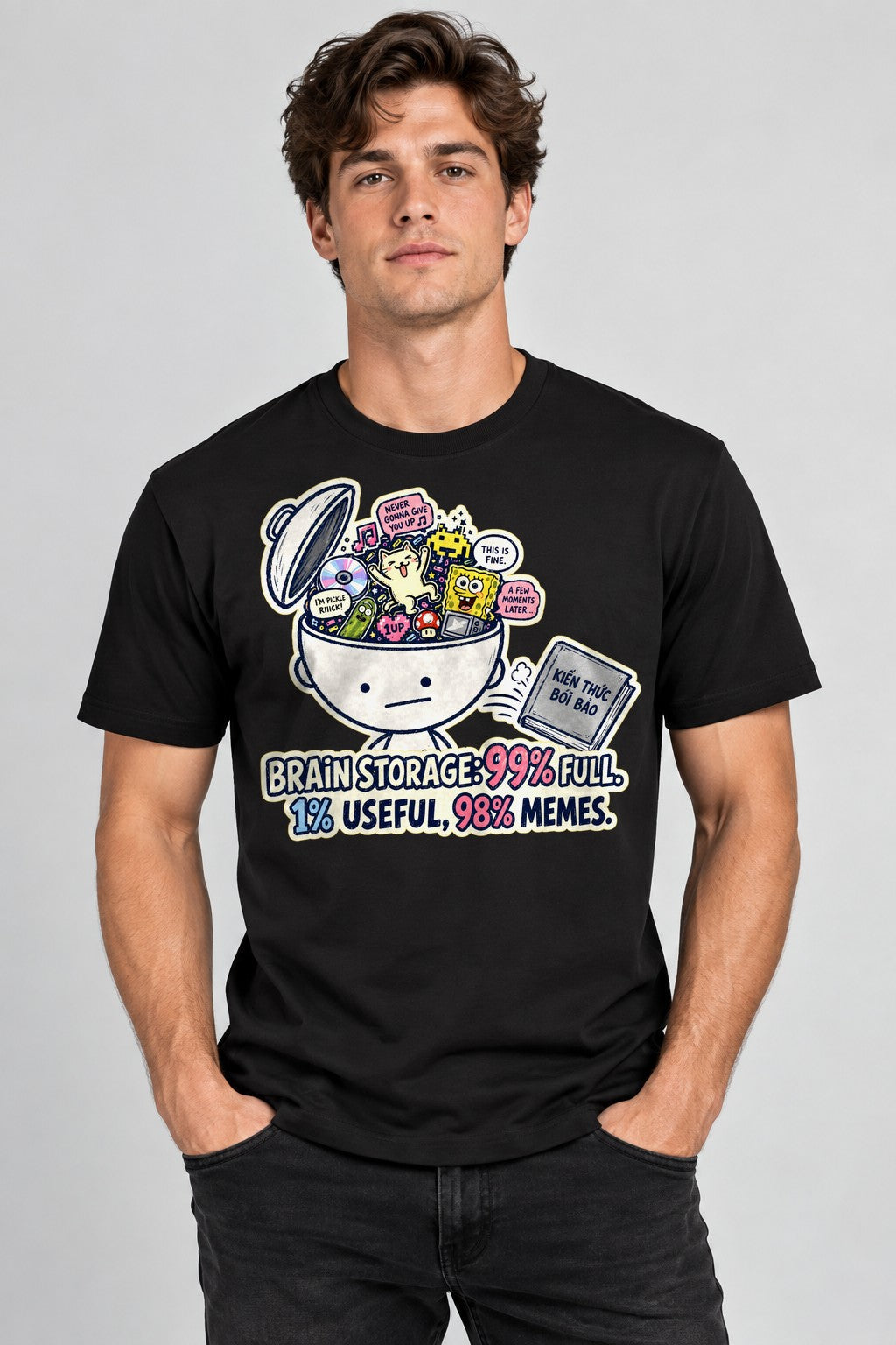 Brain Storage Full - Black