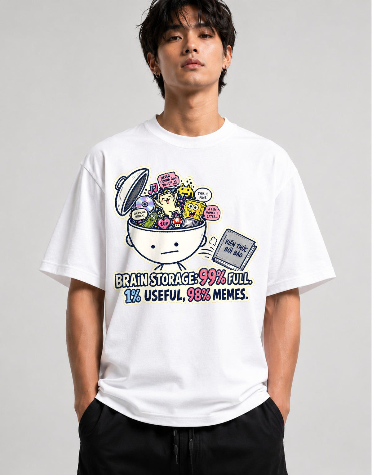 Brain Storage Full - White