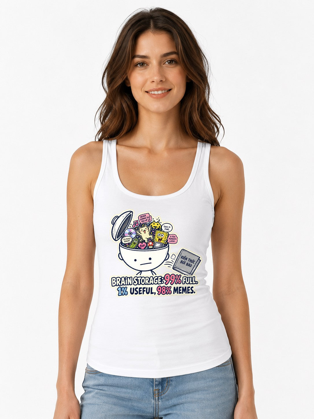 Brain Storage Full - White