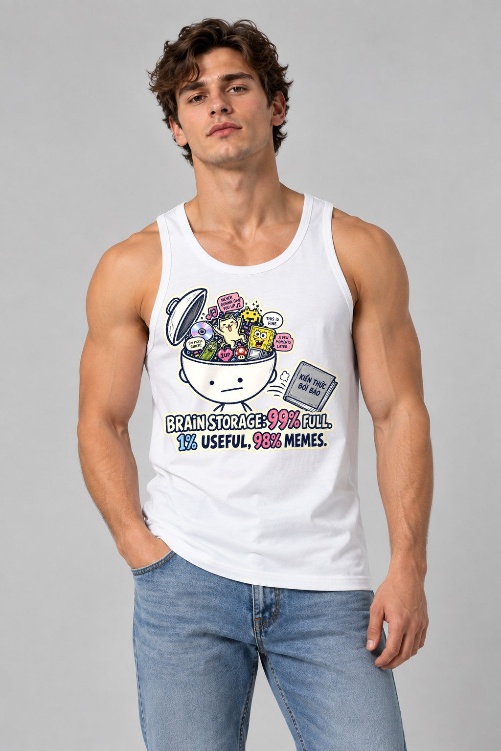 Brain Storage Full - White