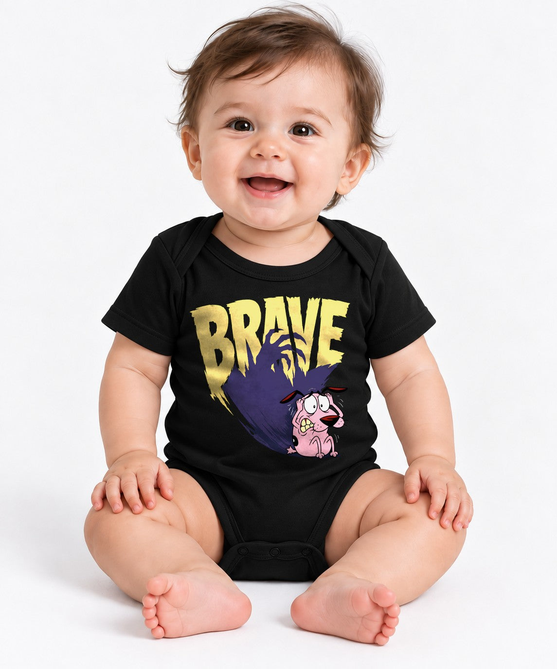Brave Pink Dog - Black