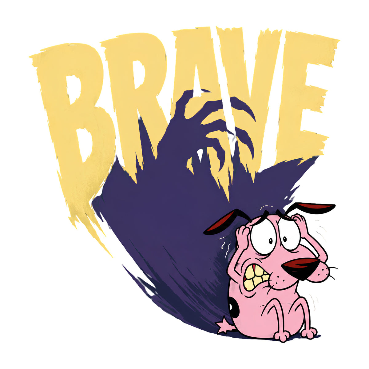 Brave Pink Dog