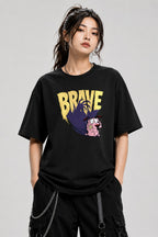 Brave Pink Dog - Black