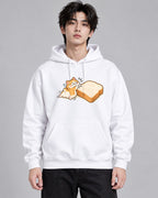 Bread Cat Hug - White