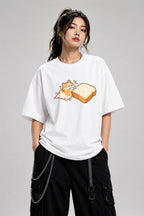 Bread Cat Hug - White