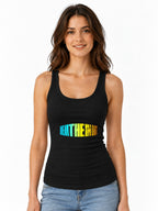 Break The In Out Gradient Typography Shirt - Bold Perspective - Black