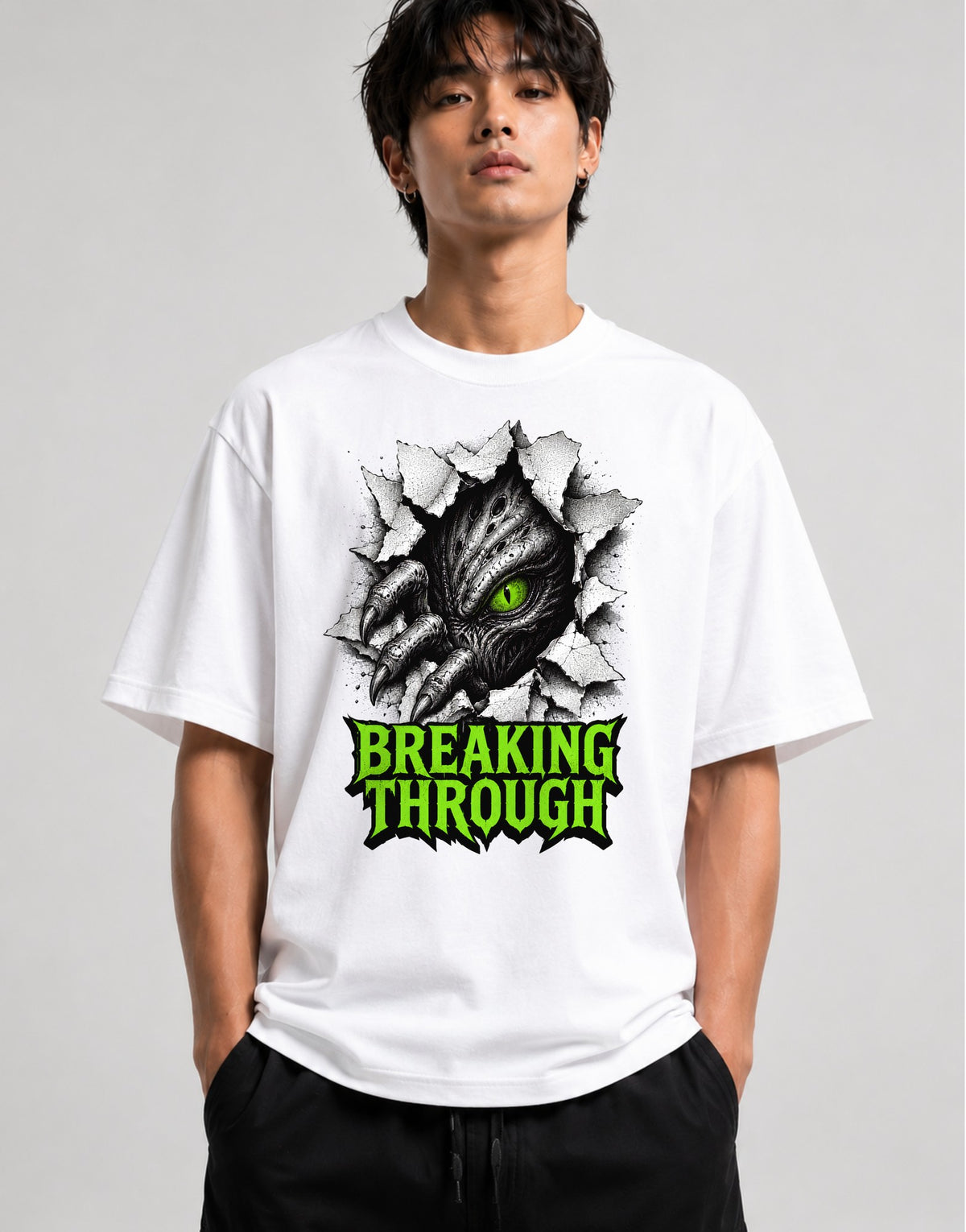 Breaking Through - White