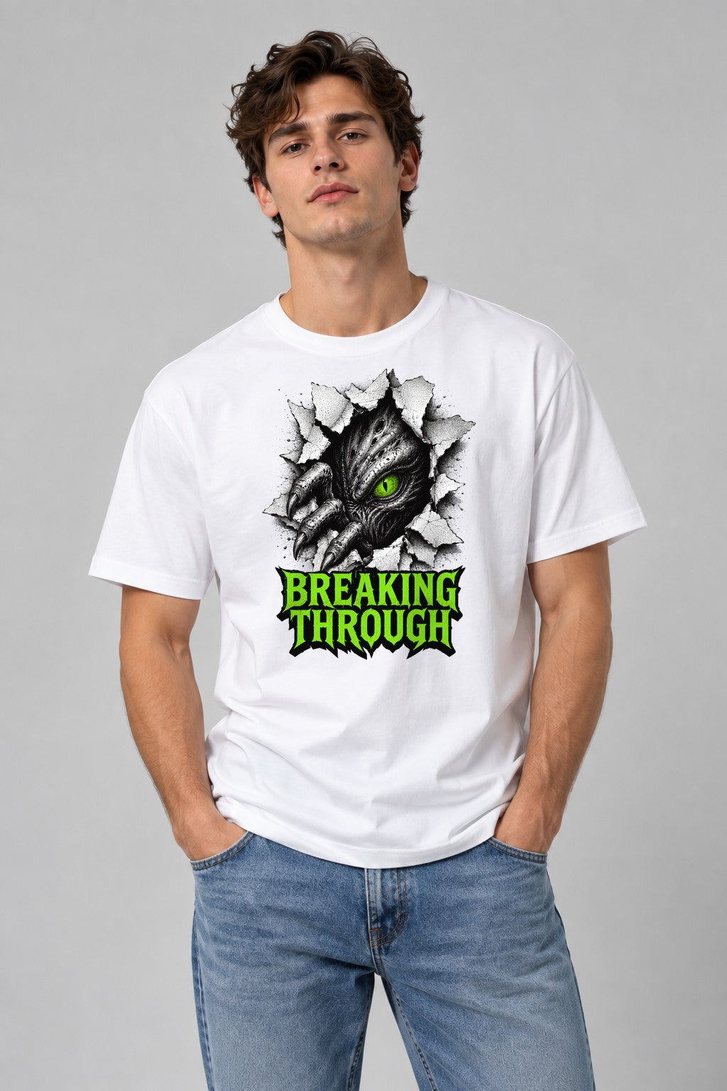 Breaking Through - White