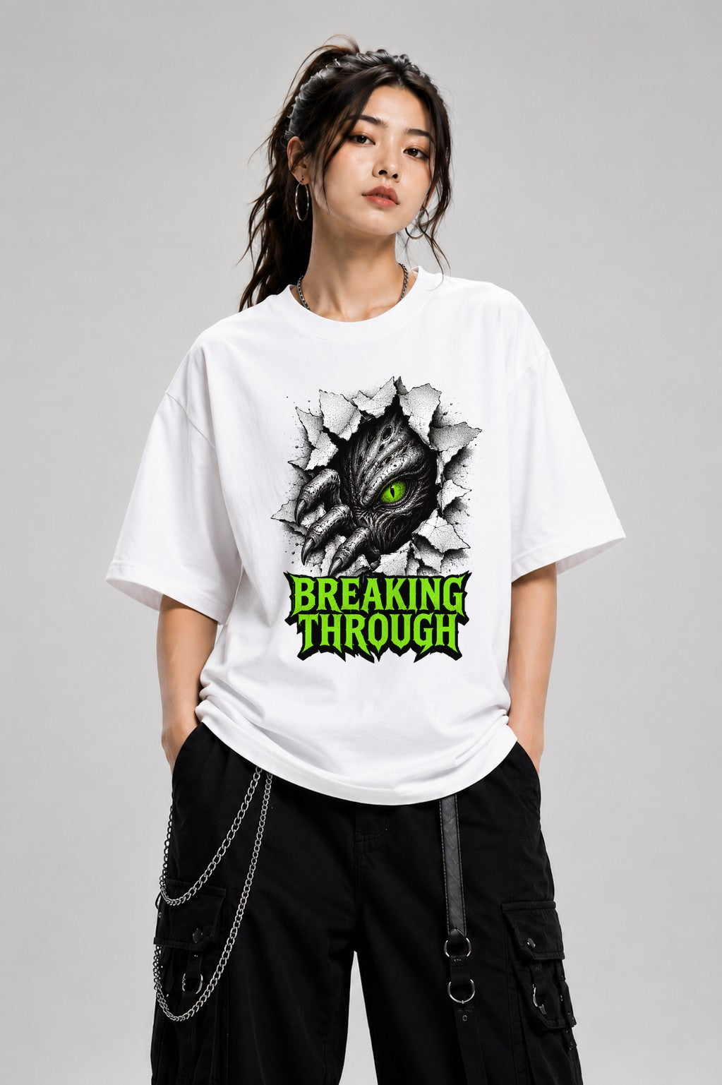Breaking Through - White