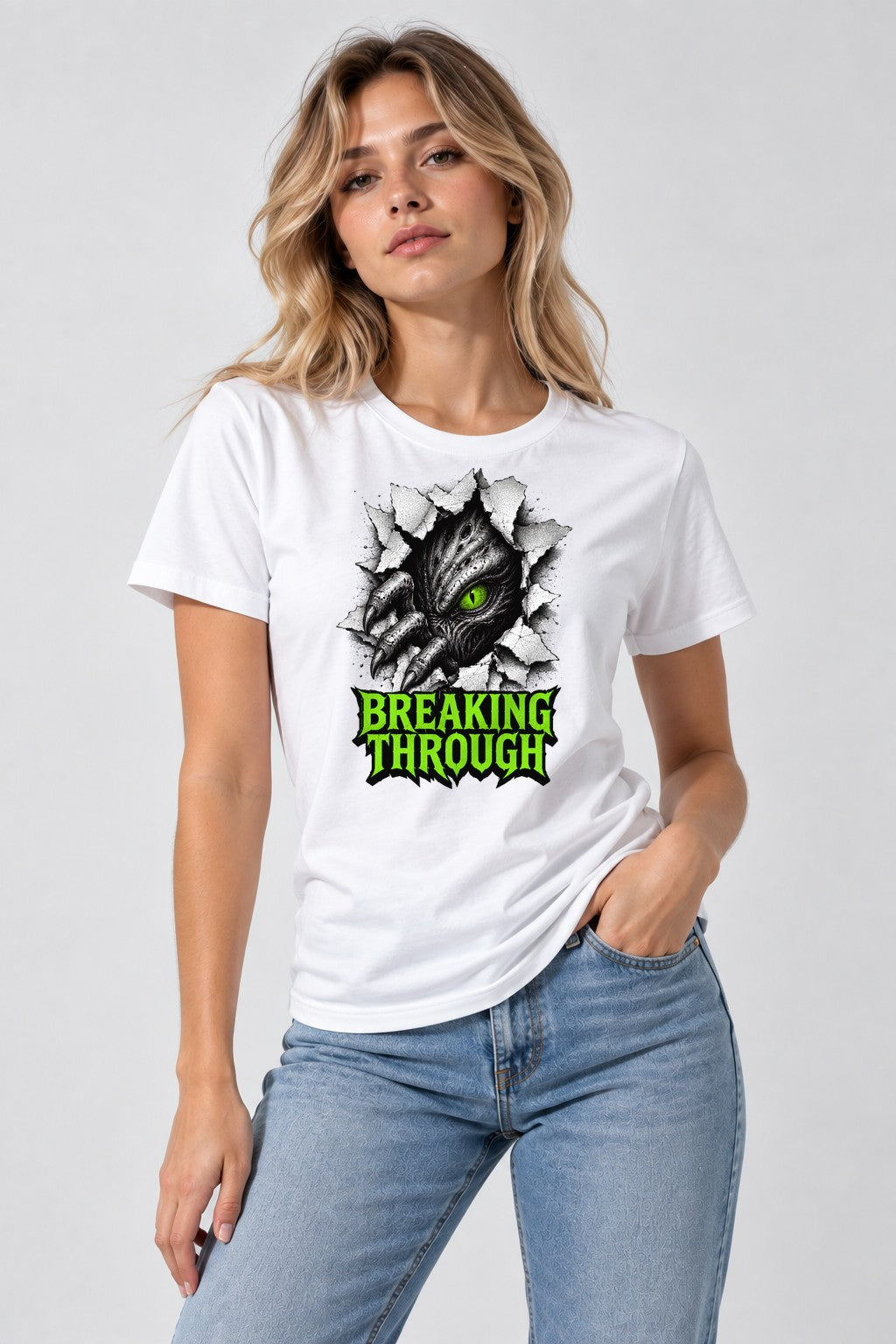 Breaking Through - White