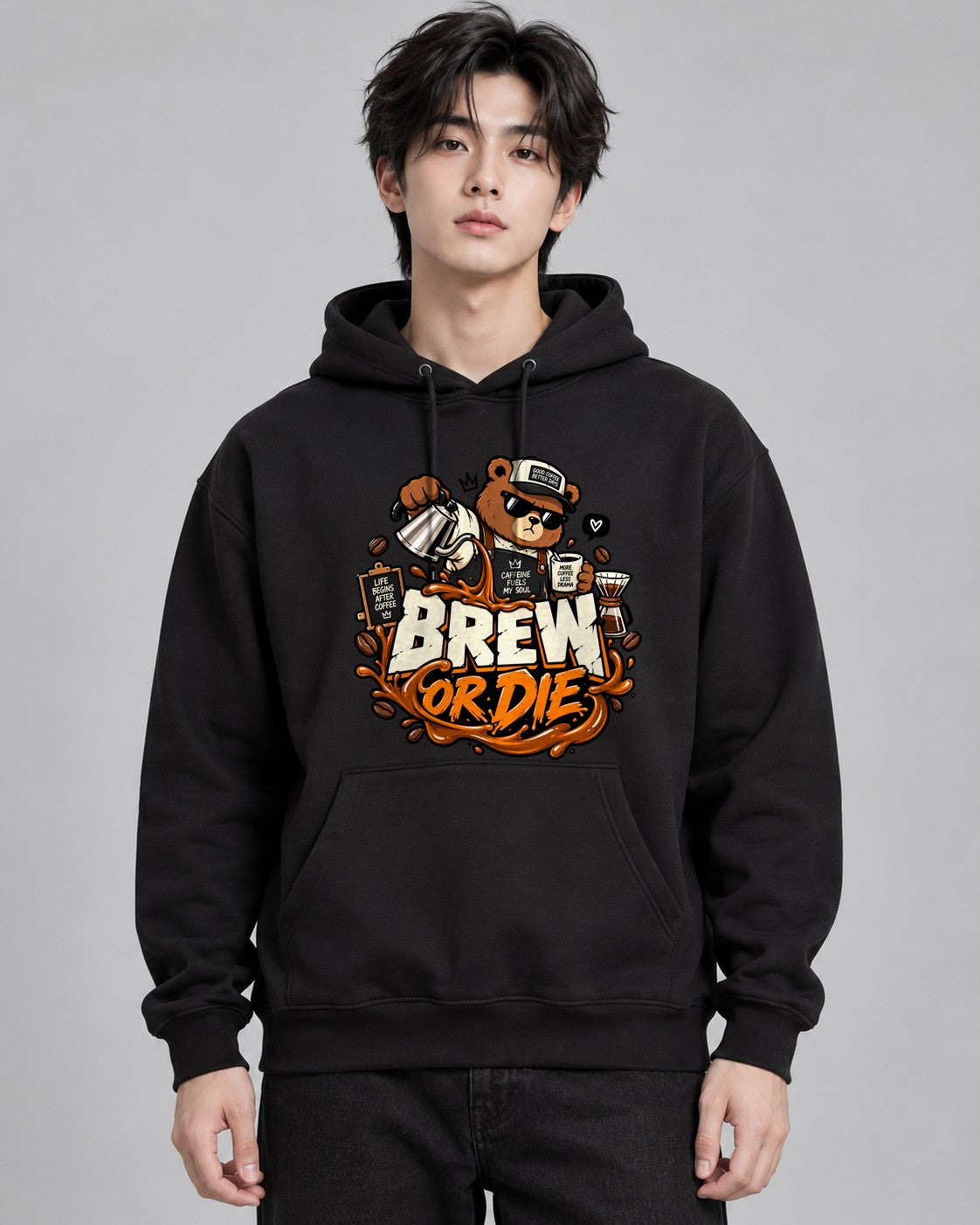 Brew Or Die - Black