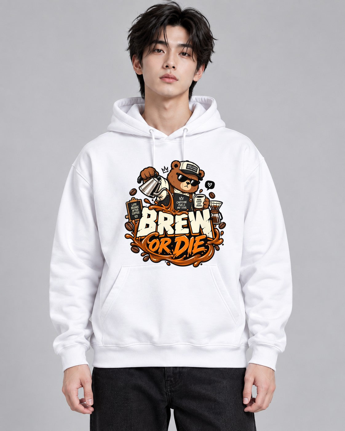 Brew Or Die - White