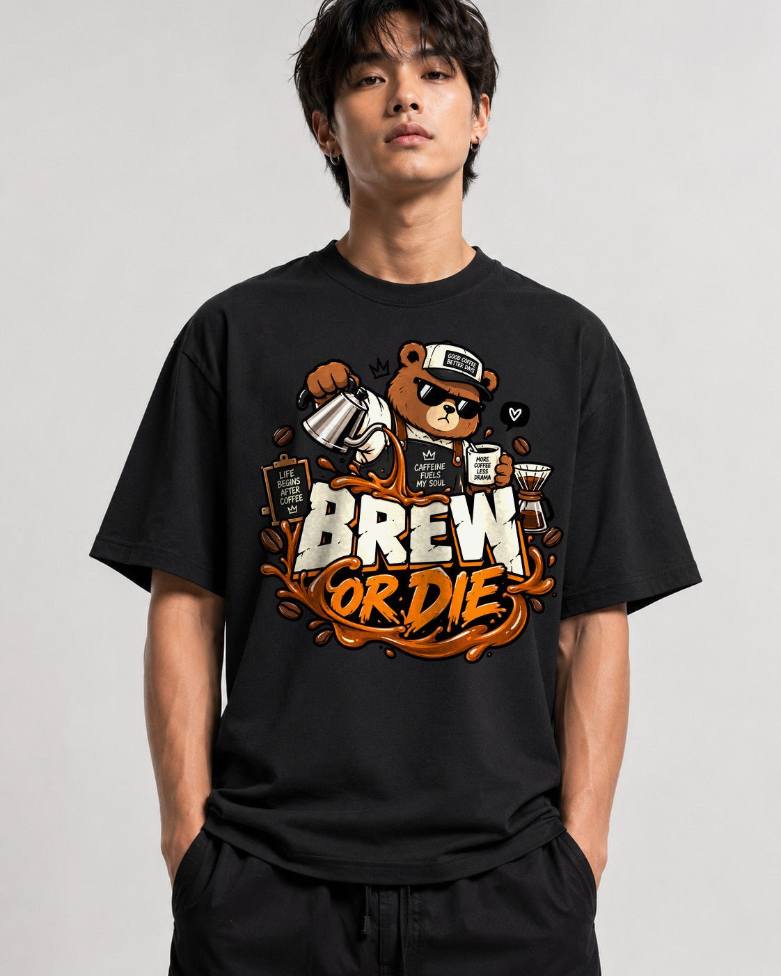 Brew Or Die - Black