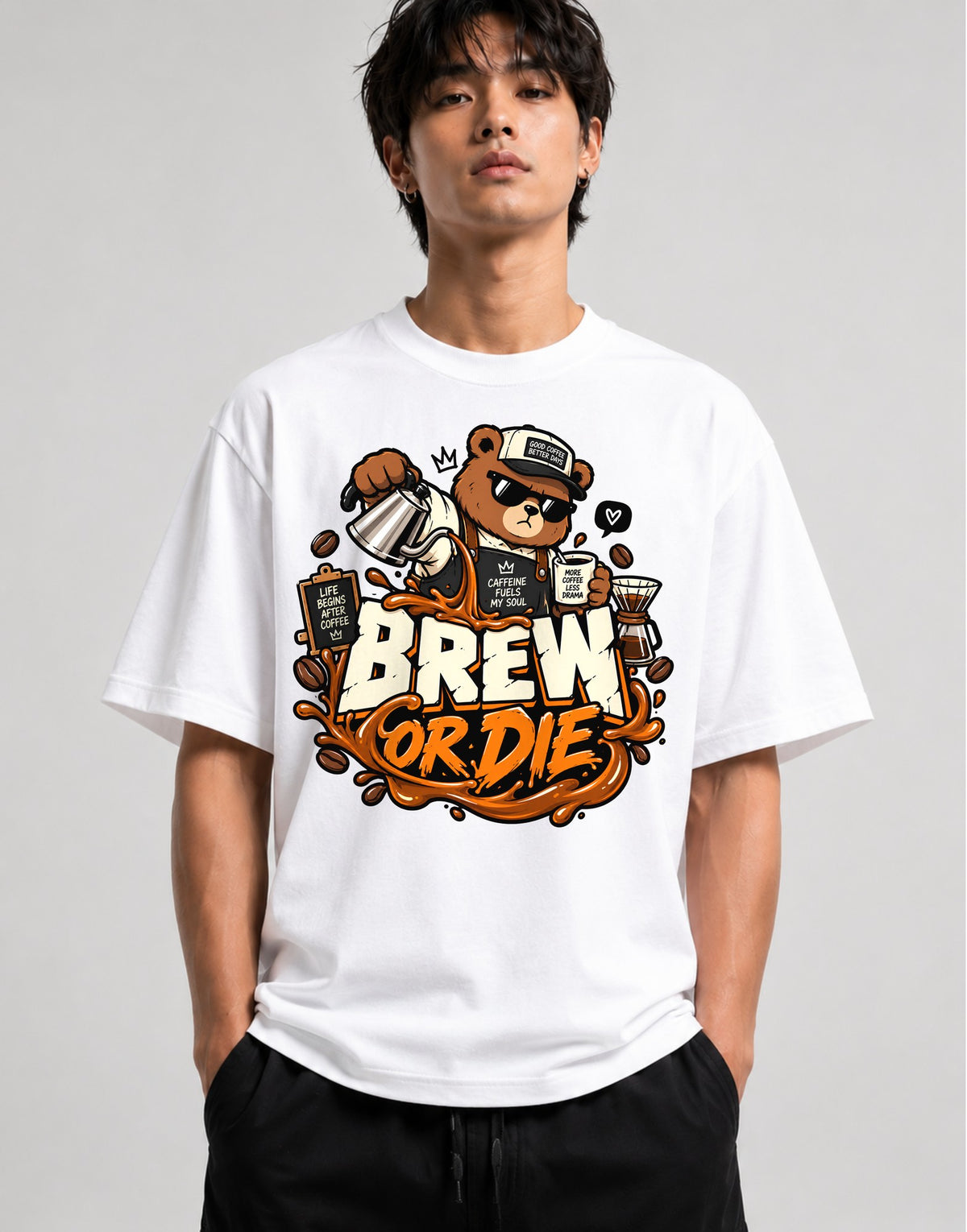 Brew Or Die - White