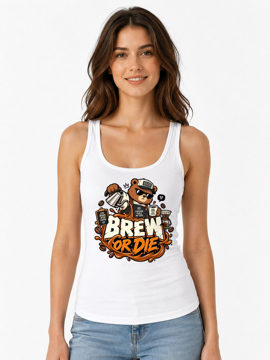 Brew Or Die - White