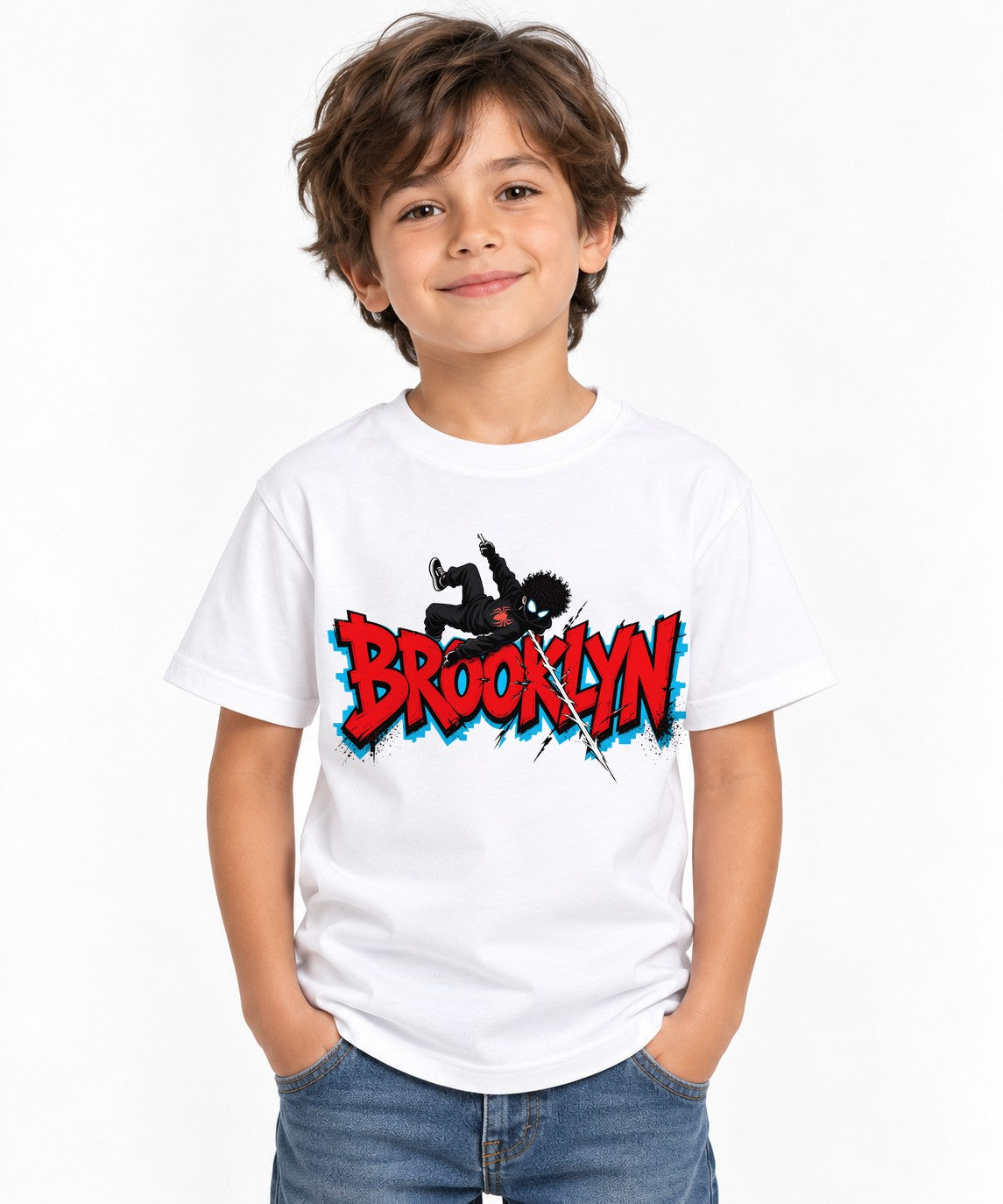Brooklyn Spider Hero - White