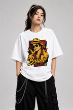 Bruno Mars Portrait - White