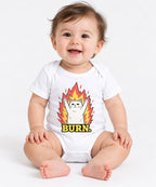 Burn Cat Flames - White
