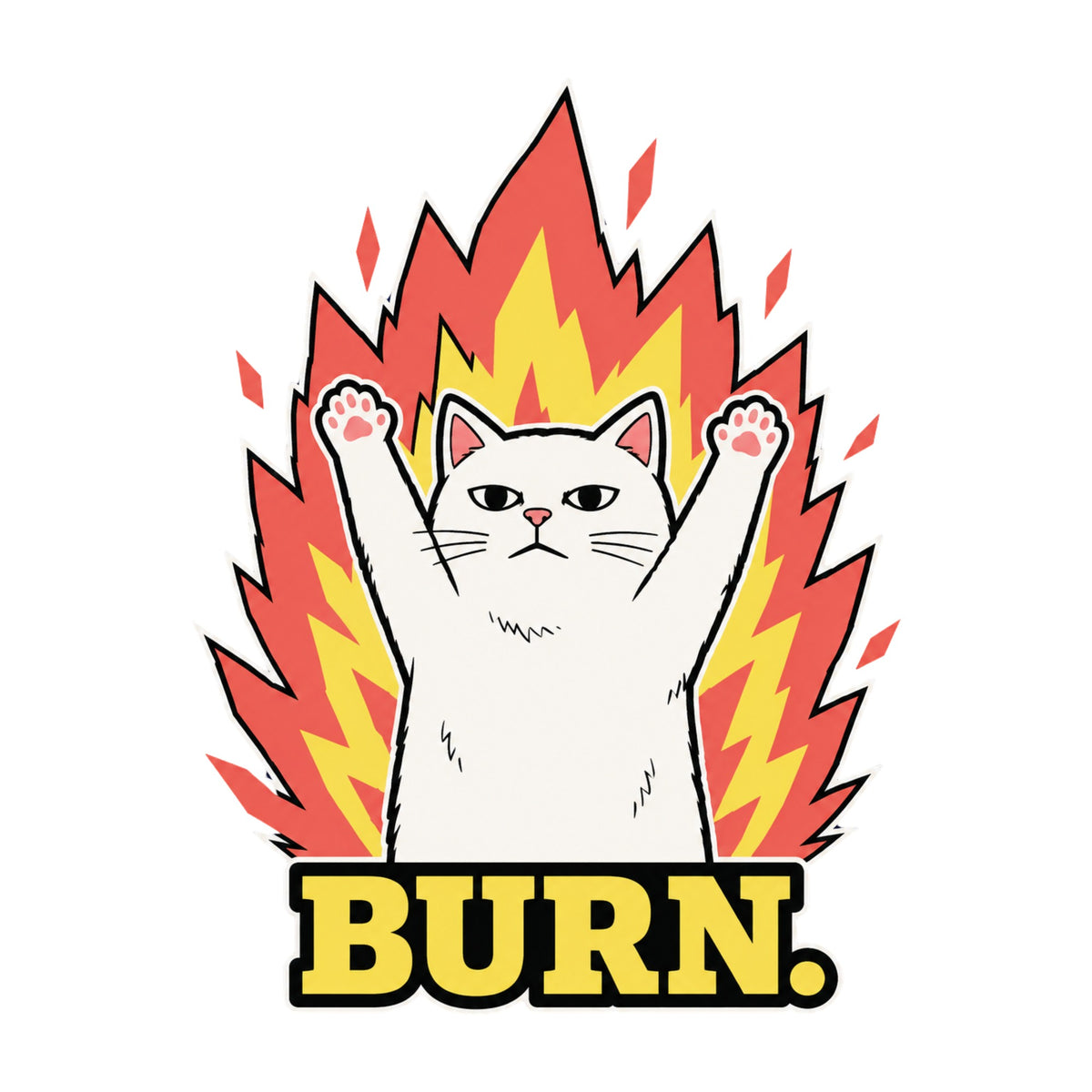 Burn Cat Flames