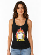 Burn Cat Flames - Black