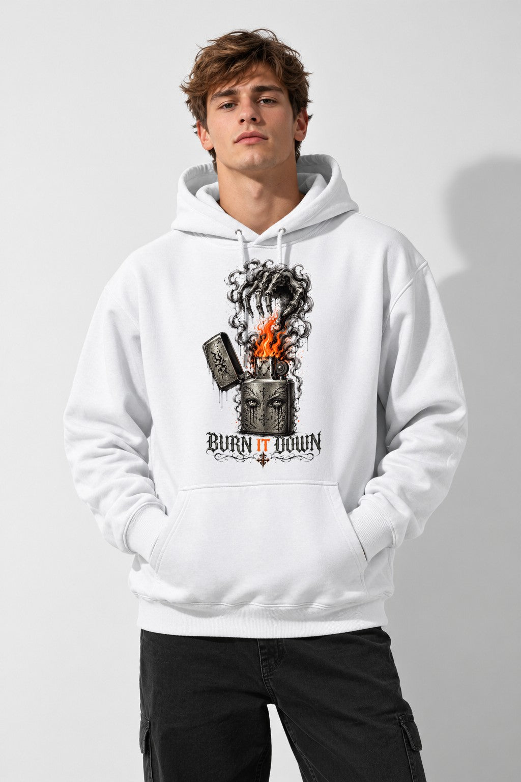 Burn It Down - White
